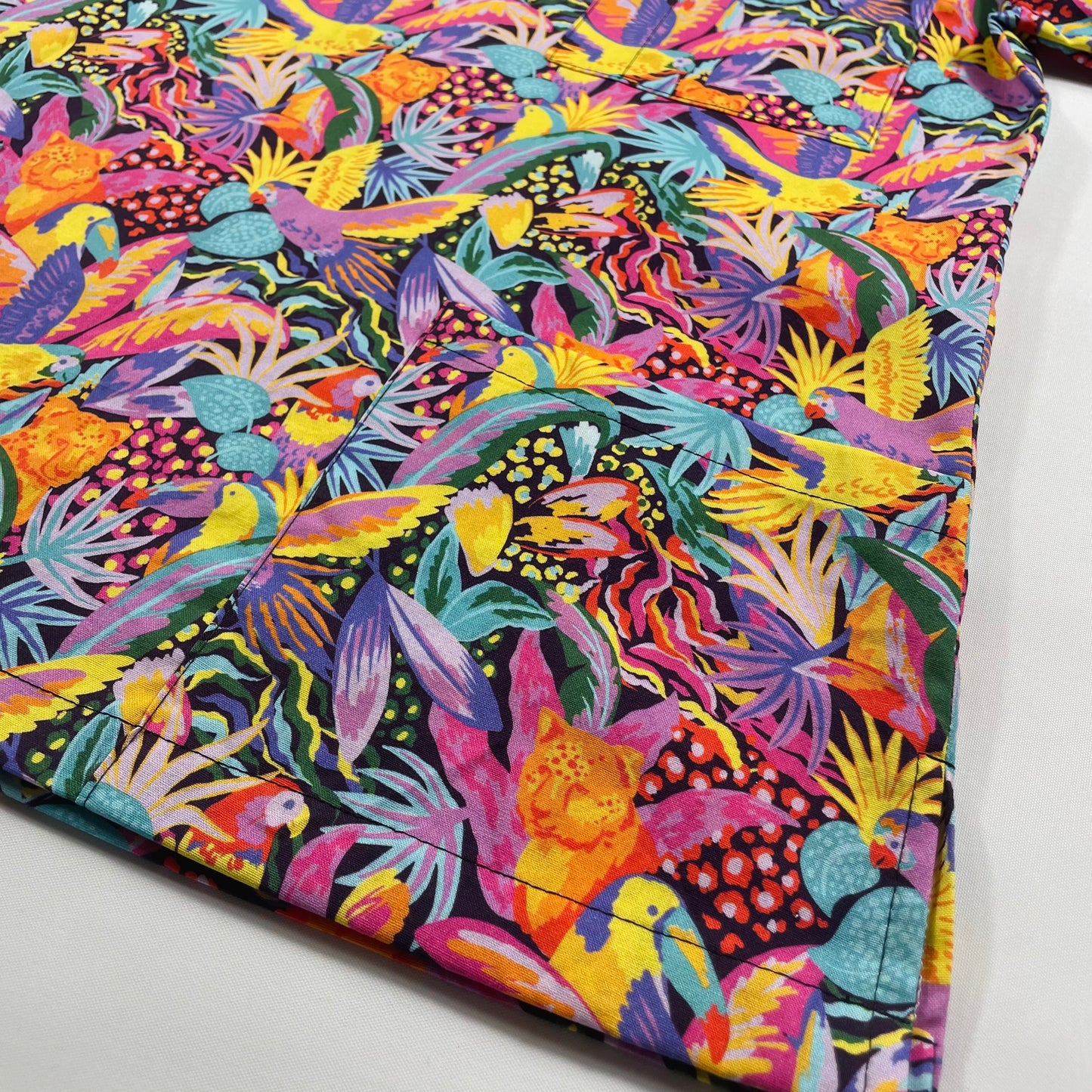 Neon Jungle Fun Scrub Top