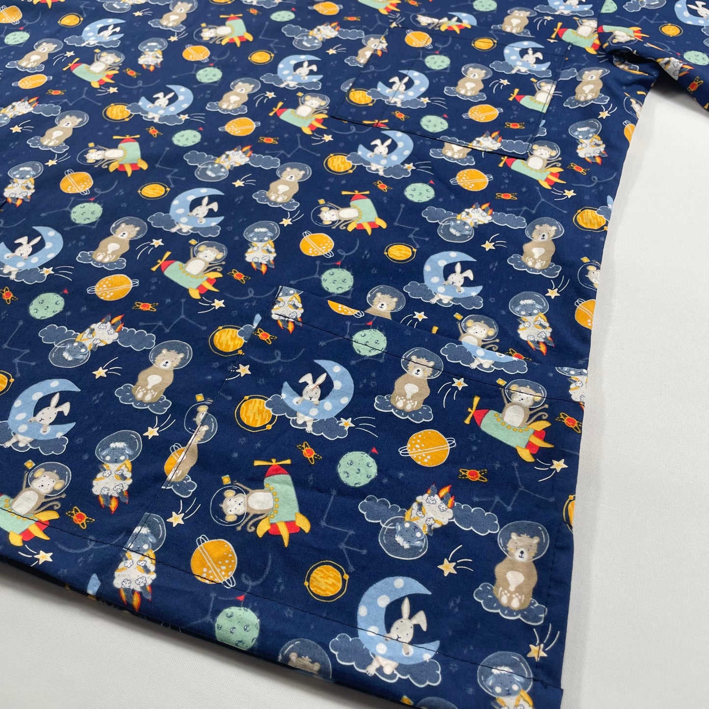 Outer Space Fun Scrub Top