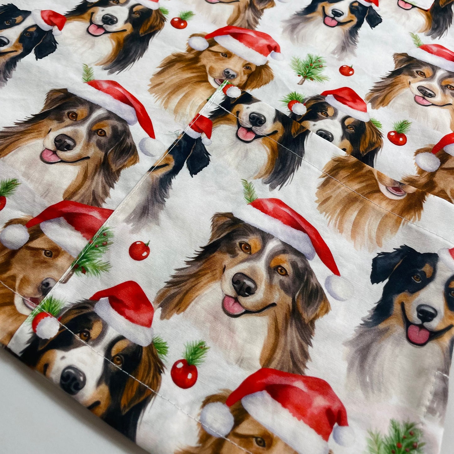Santa Paws Fun Scrub Top