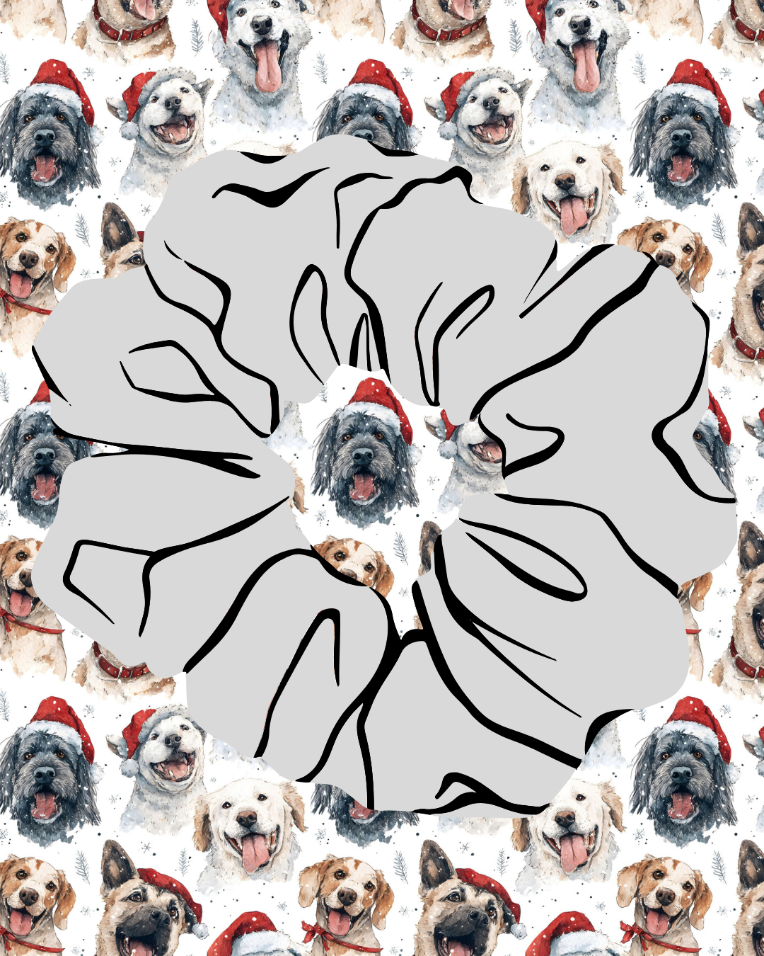 Furry Christmas Fun Scrunchie