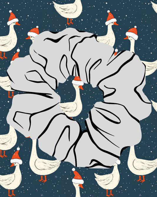 The Christmas Goose Fun Scrunchie