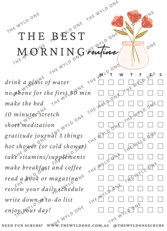 🌟 Free Morning Routine Habit Tracker | Printable PDF Planner | A4 Instant Download