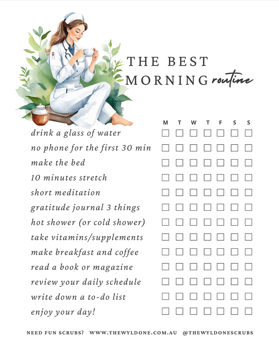 🌟 Free Morning Routine Habit Tracker | Printable PDF Planner | A4 Instant Download