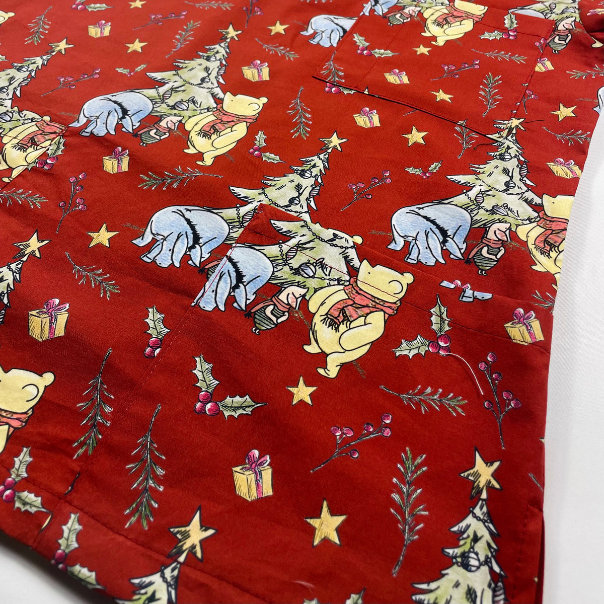 The Christmas Pooh - Burgundy - last one relaxed fit XXS!