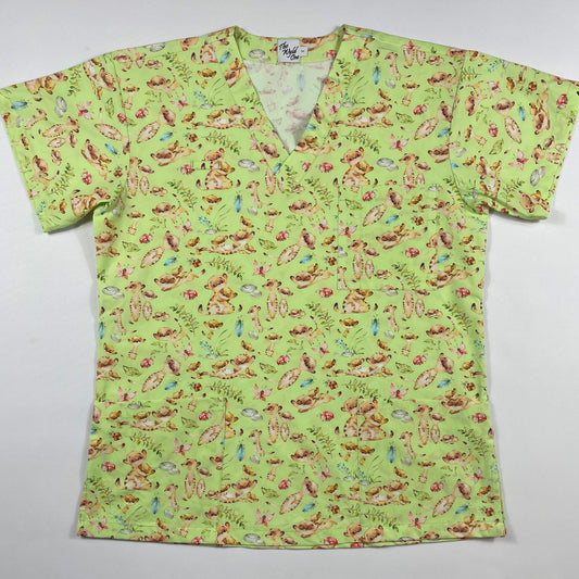 Meerkat Life Fun Scrub Top - last one size 2XL!