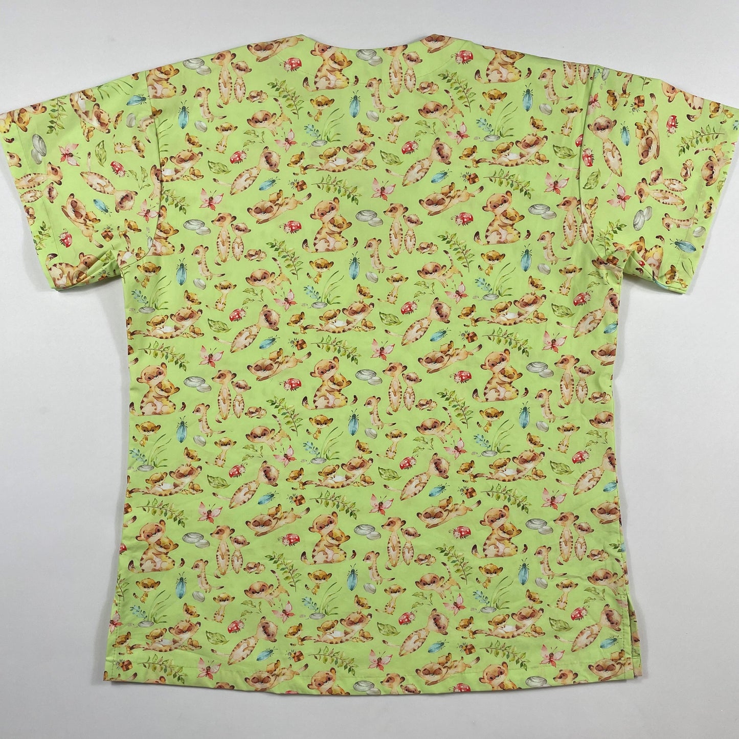 Meerkat Life Fun Scrub Top - last one size 2XL!